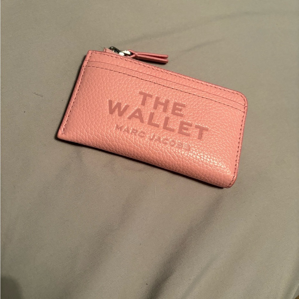 Marc Jacobs Pink Zip Card Wallet